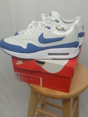 Nike Men’s Air Max 1 - White & Blue